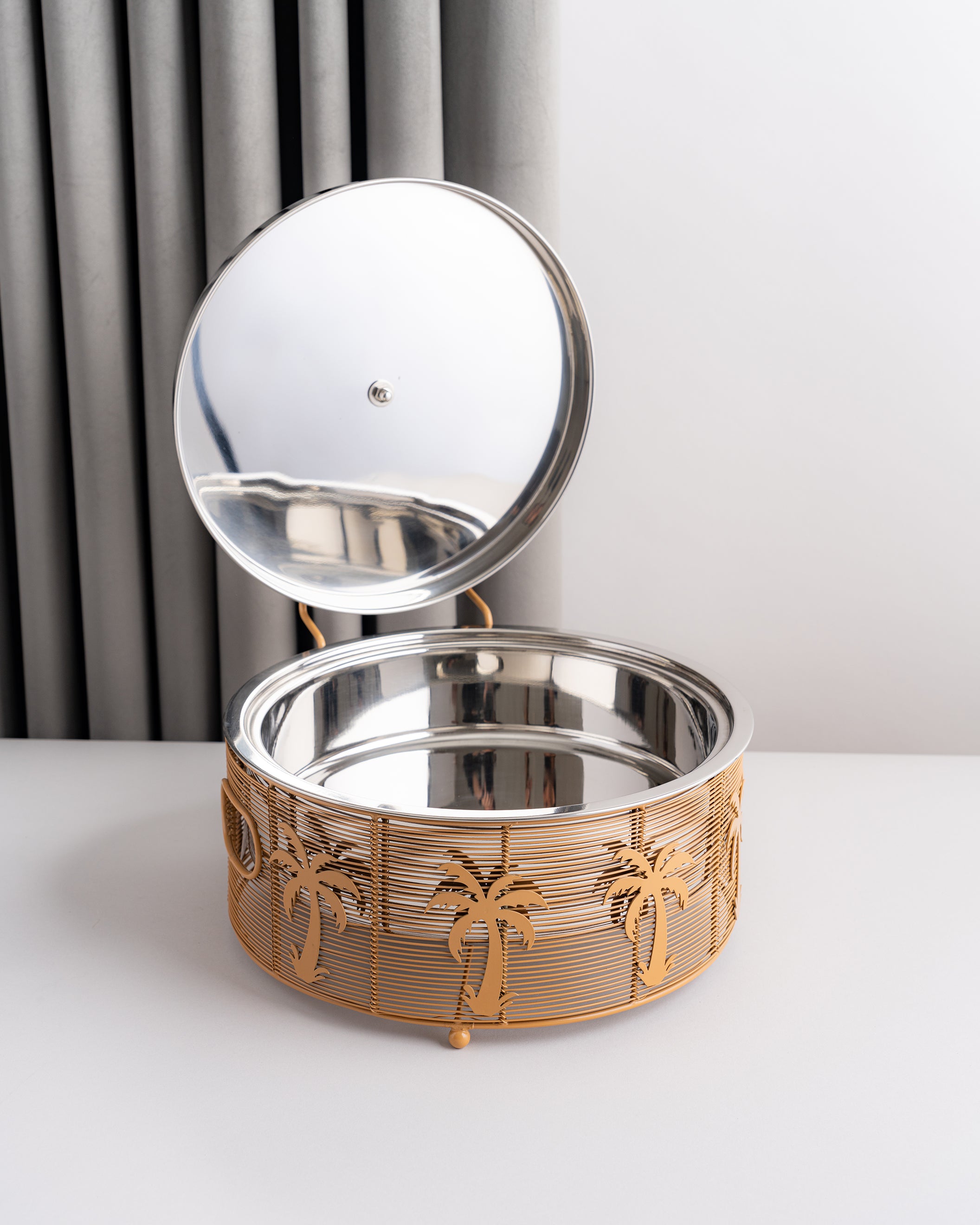 سخان طعام ستيل هندي - نخيل