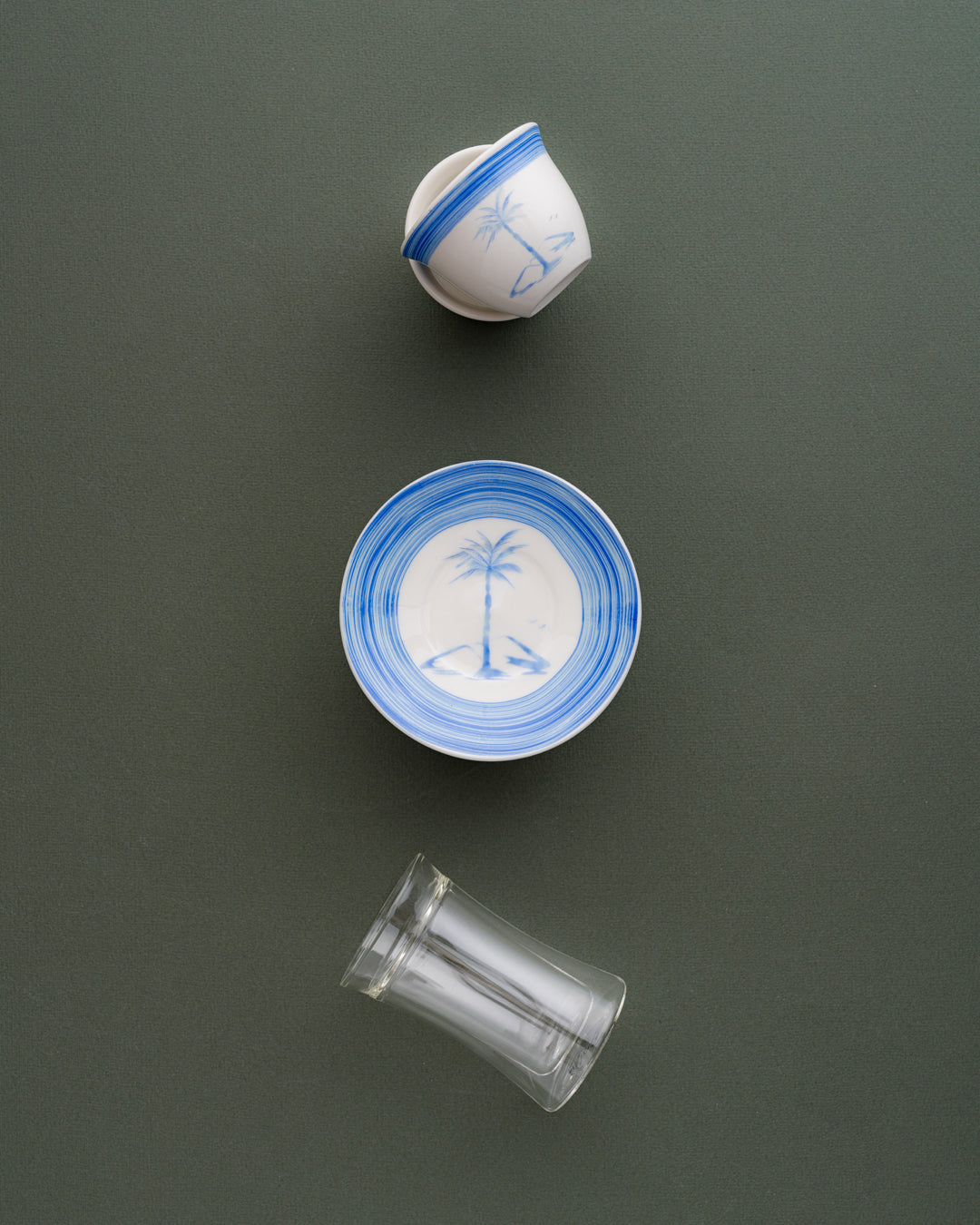 طقم استكانات شاي وفناجين قهوة عربية 18 قطعة دبل وول - طبقتين من الزجاج