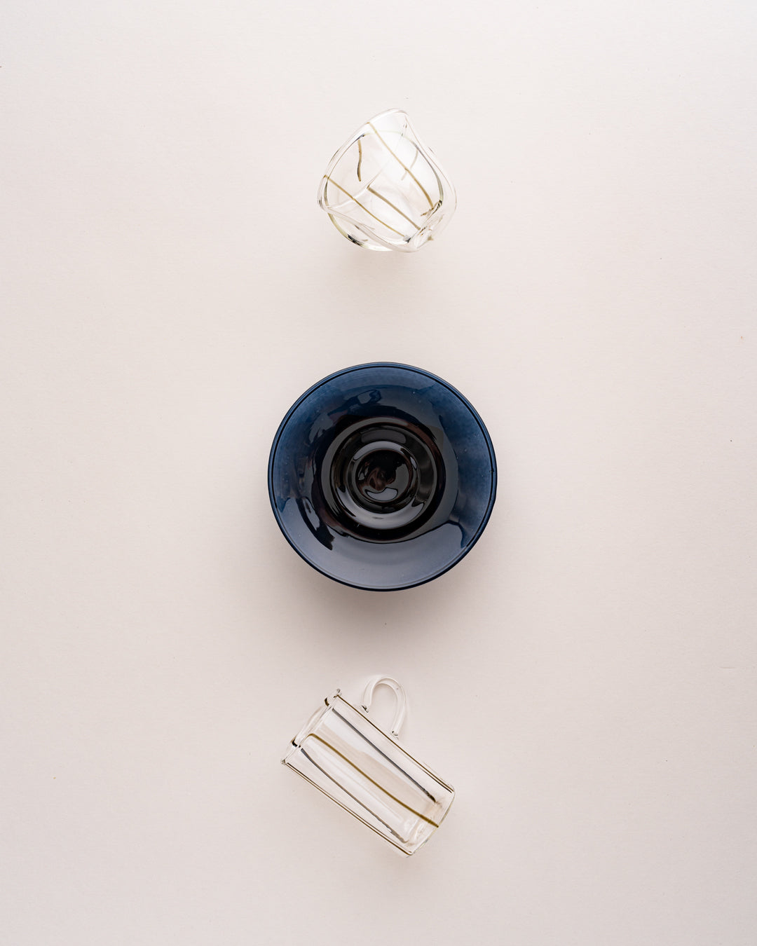 Luxury طقم استكانات وفناجين زجاج