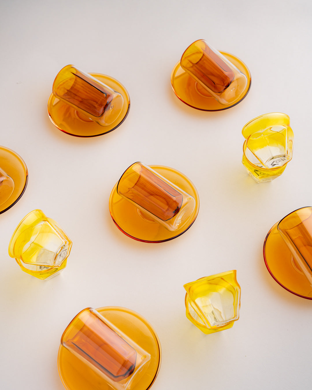 طقم استكانات شاي وفناجين قهوة عربية 18 (Double Wall) - طبقتين من الزجاج