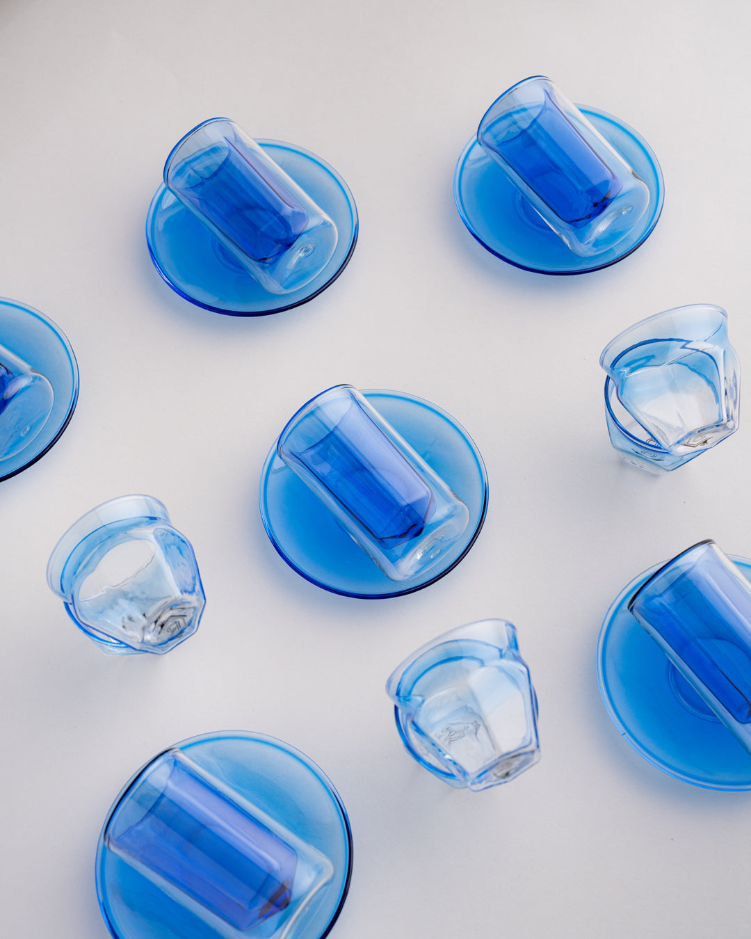 طقم استكانات شاي وفناجين قهوة عربية 18 (Double Wall) - طبقتين من الزجاج