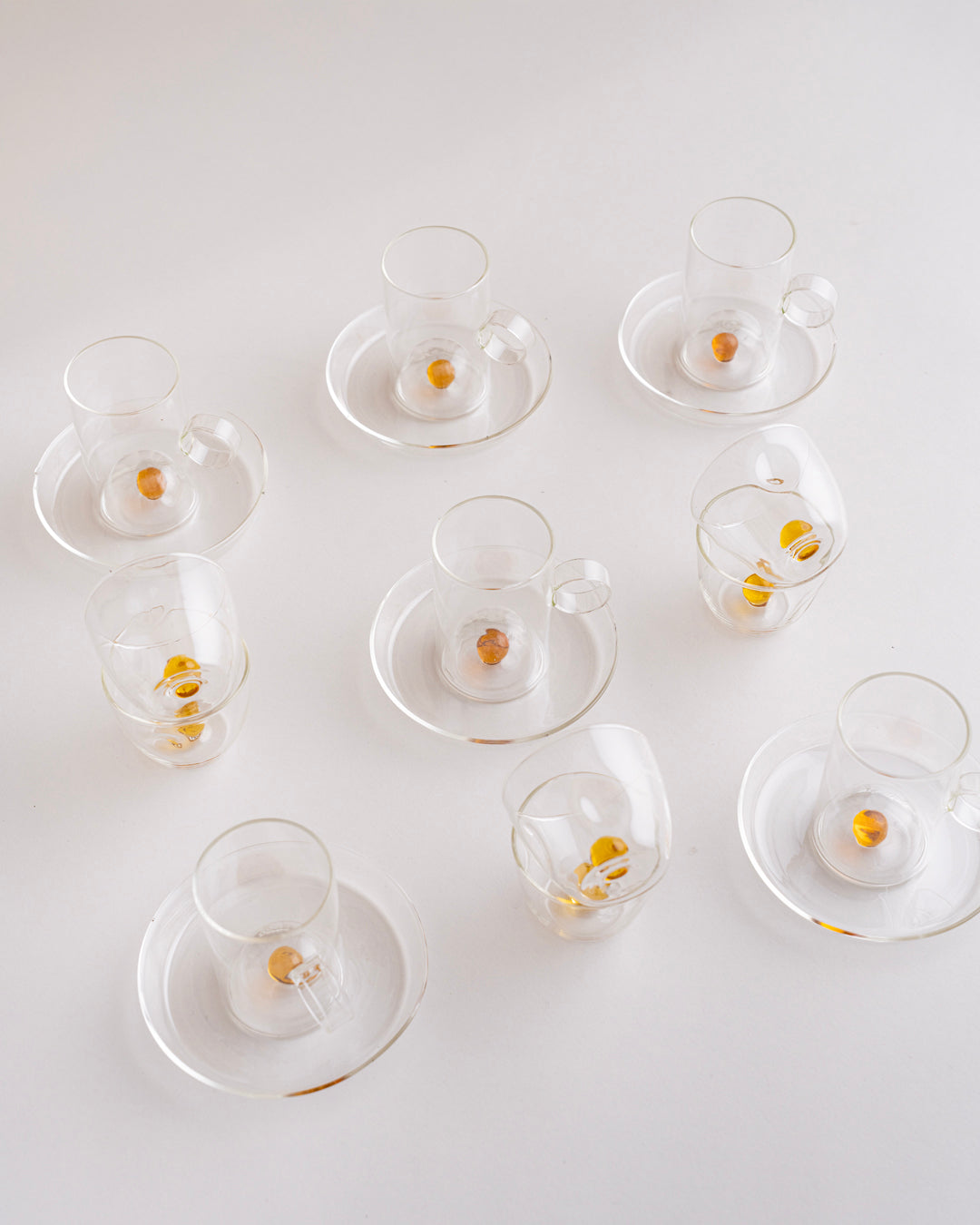 طقم استكانات شاي وفناجين قهوة عربية 18 قطعة