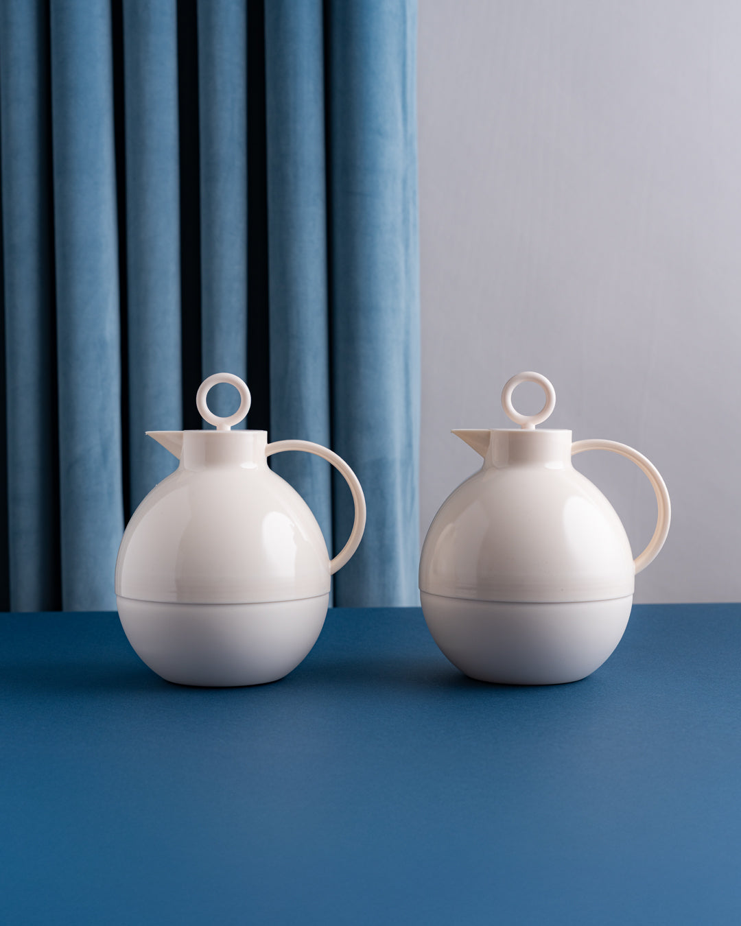 طقم مطارة شاي وقهوة لون ابيض