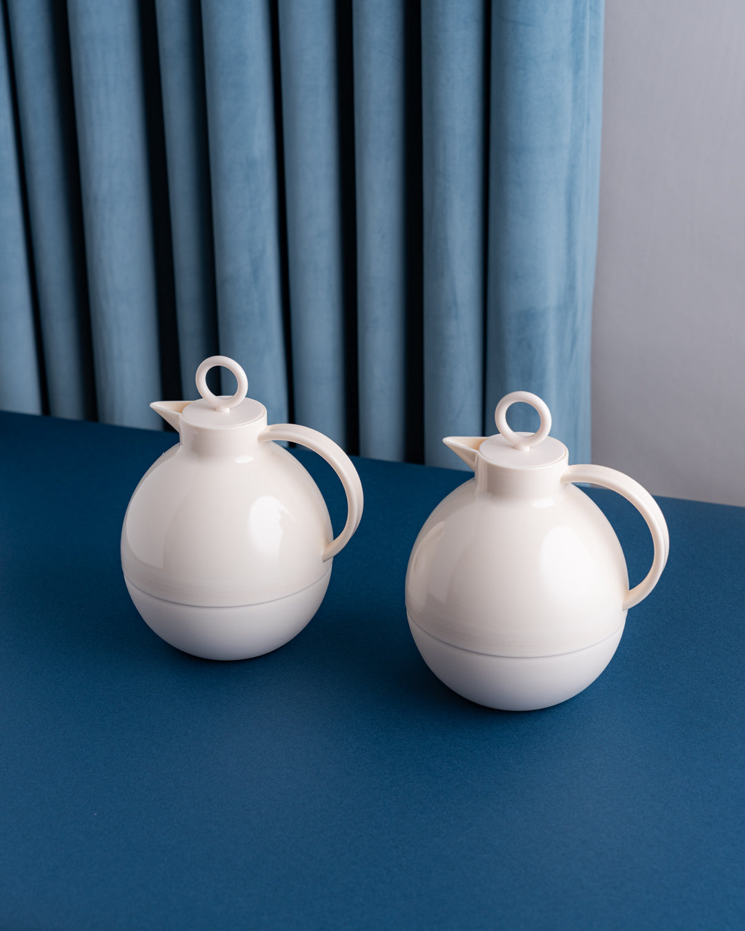 طقم مطارة شاي وقهوة لون ابيض