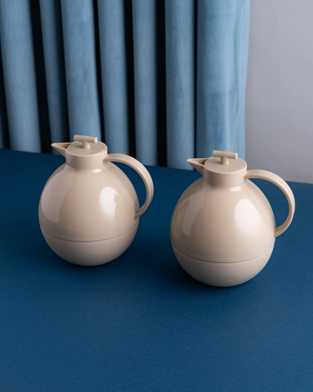 طقم مطارة شاي وقهوة لون بيج ترابي