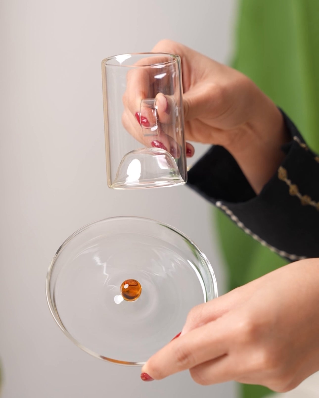 طقم استكانات شاي وفناجين قهوة عربية 18 قطعة