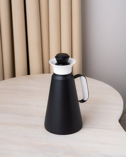 مطارة شاي وقهوة دبل وول لون اسود