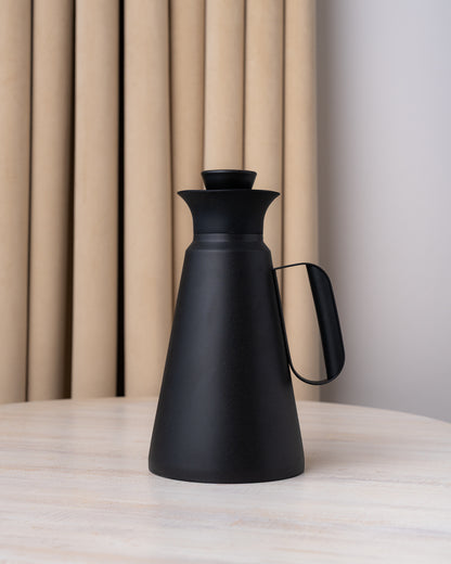 مطارة شاي وقهوة دبل وول لون اسود