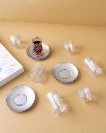 طقم استكانة وفنجان